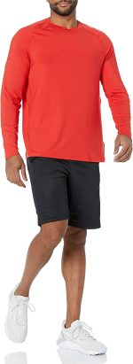 Essentials Men's Tech Stretch Long-Sleeve T-Shirt - Image 2